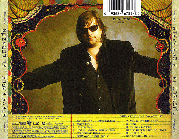 STEVE EARLE - EL CORAZÓN - CD