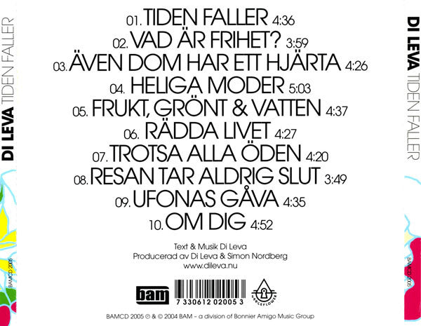 DI LEVA - TIDEN FALLER - CD