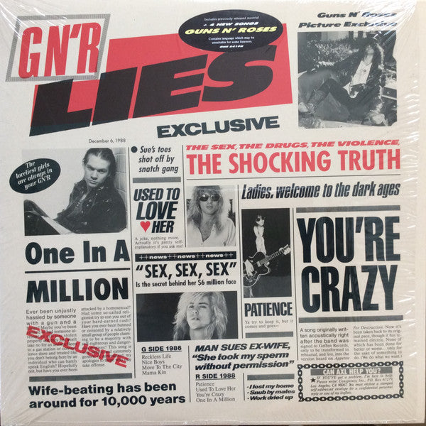 GUNS N' ROSES - G N' R LIES (HARD ROCK)