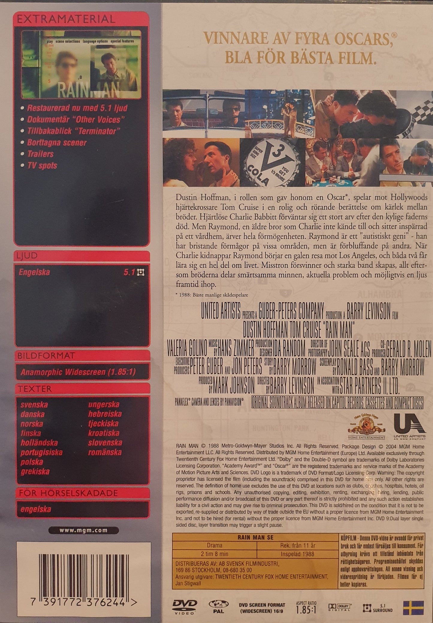 RAIN MAN - SPECIAL EDITION