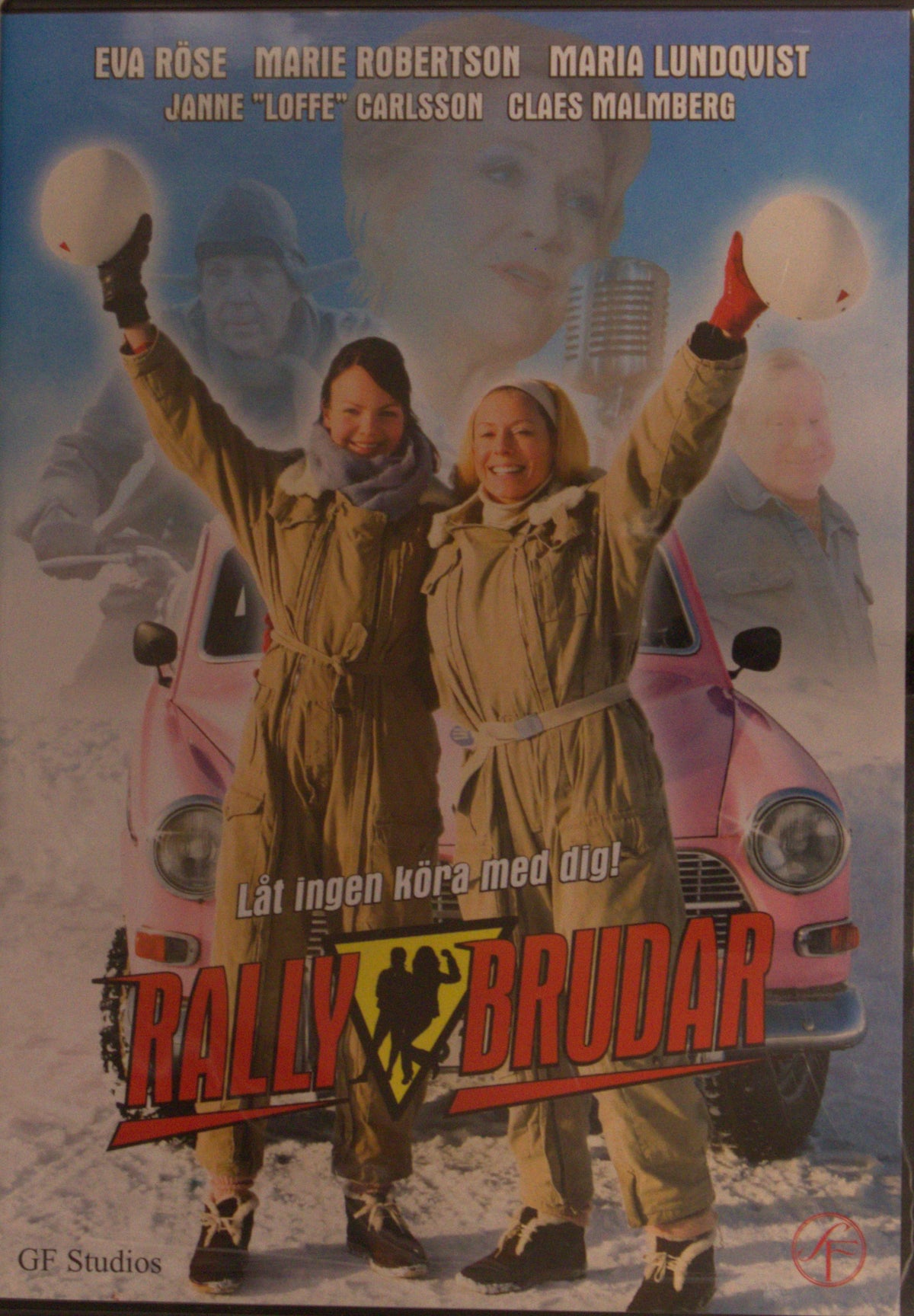 Rallybrudar (2008) DVD – omslag