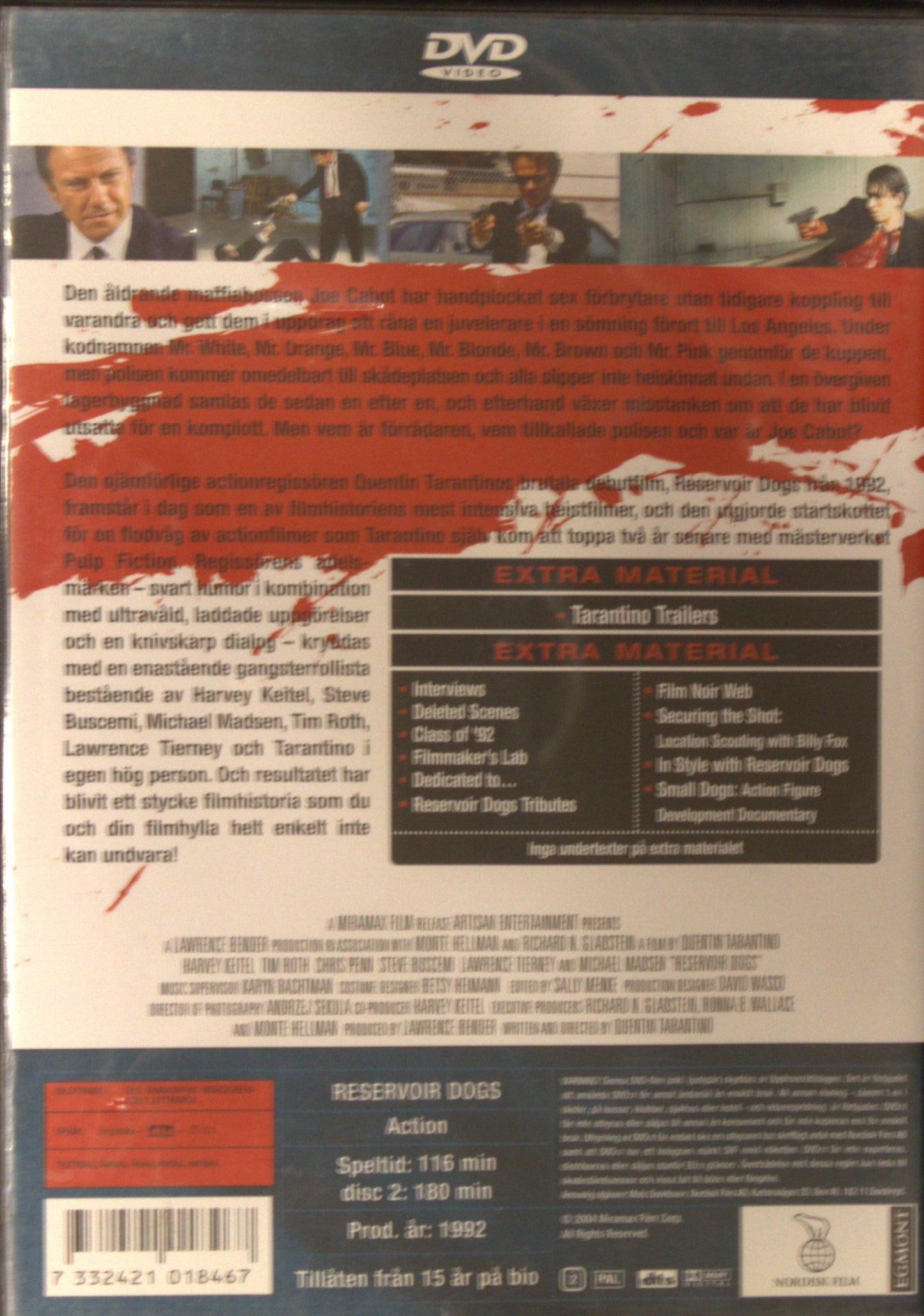 RESERVOIR DOGS / DE HÄNSYNSLÖSA