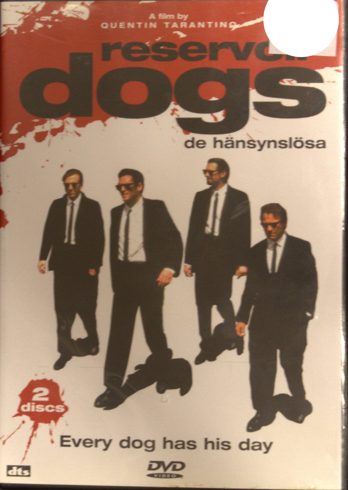 Reservoir Dogs / De hänsynslösa (1992) DVD – omslag