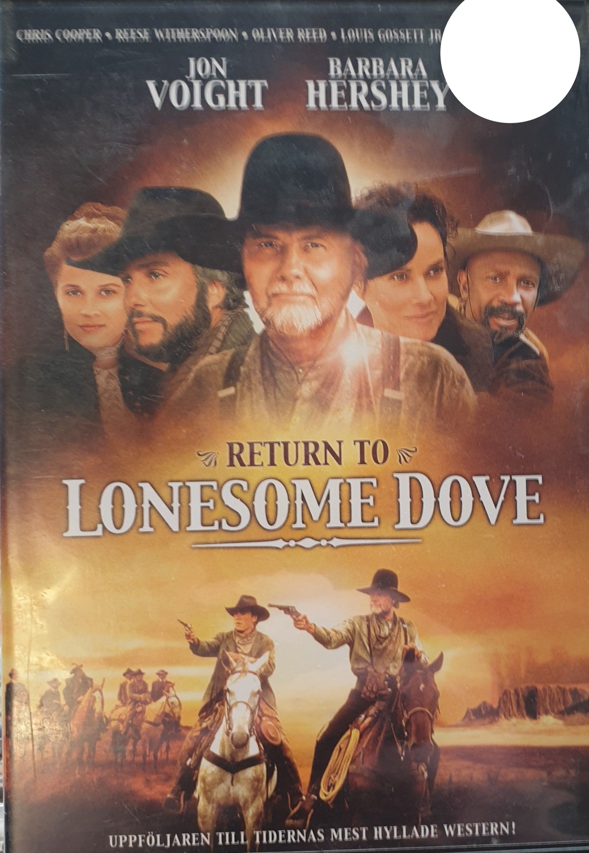 Return to Lonesome Dove (1993) DVD – omslag
