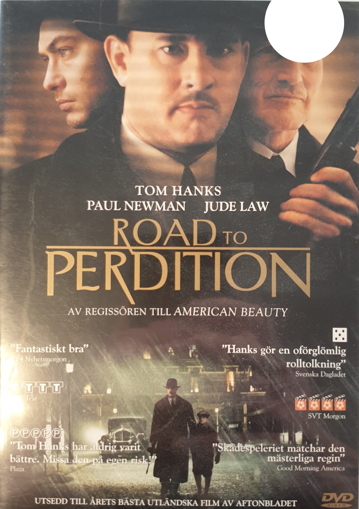 Road to Perdition (2002) DVD – omslag