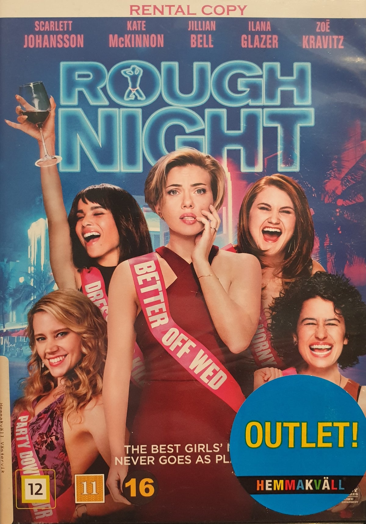 Rough Night (2017) DVD – omslag