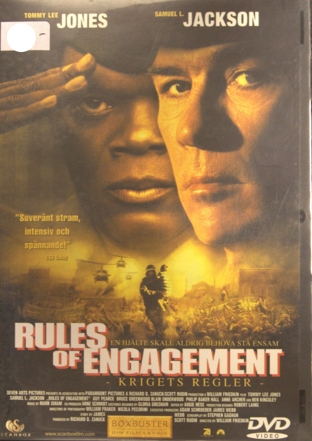 Rules of Engagement / Krigets regler (2000) DVD – omslag