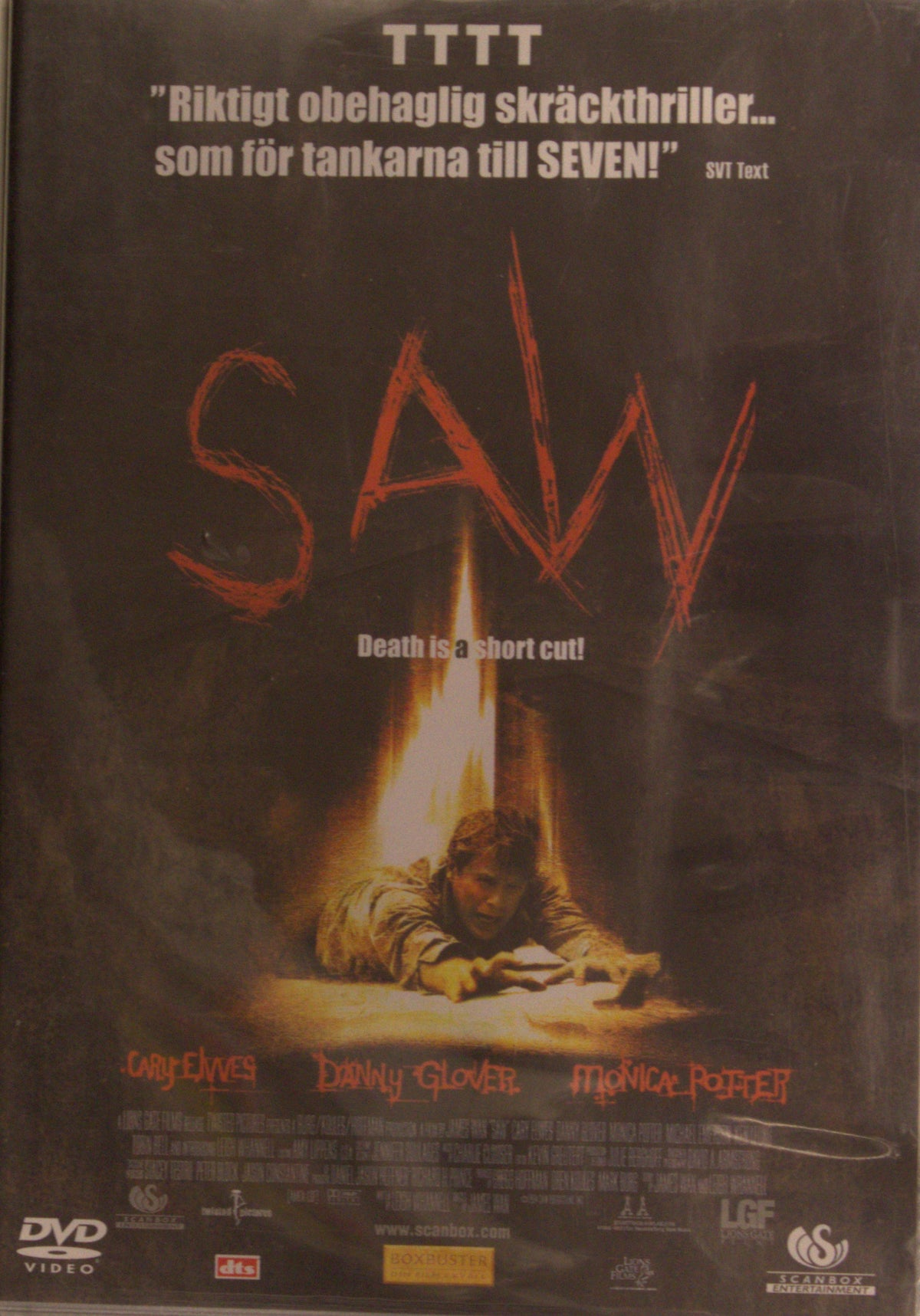 Saw (2004) DVD – omslag