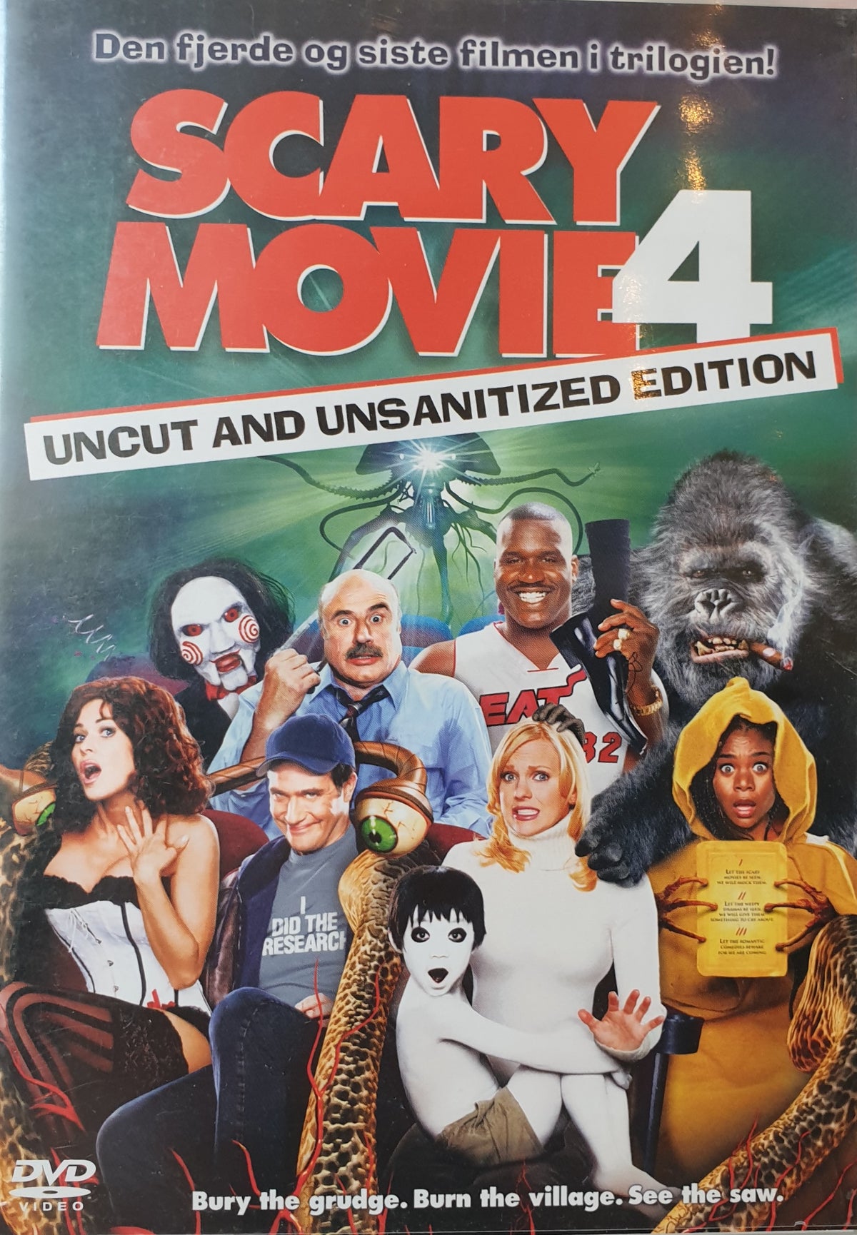 Scary Movie 4 – norsk utgåva (2006) DVD – omslag
