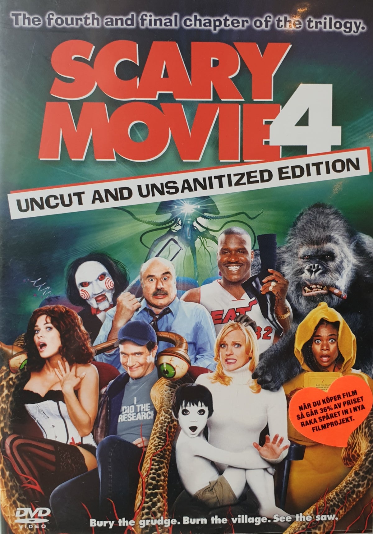 Scary Movie 4 (2006) DVD – omslag
