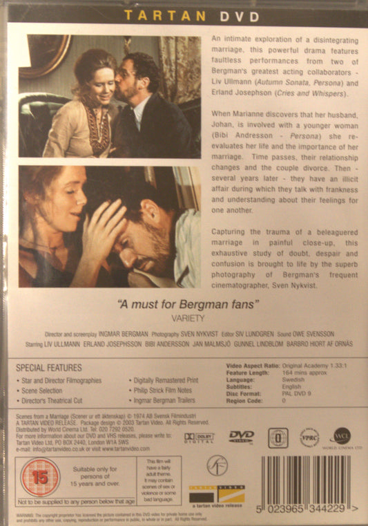 SCENES FROM A MARRIAGE - DVD