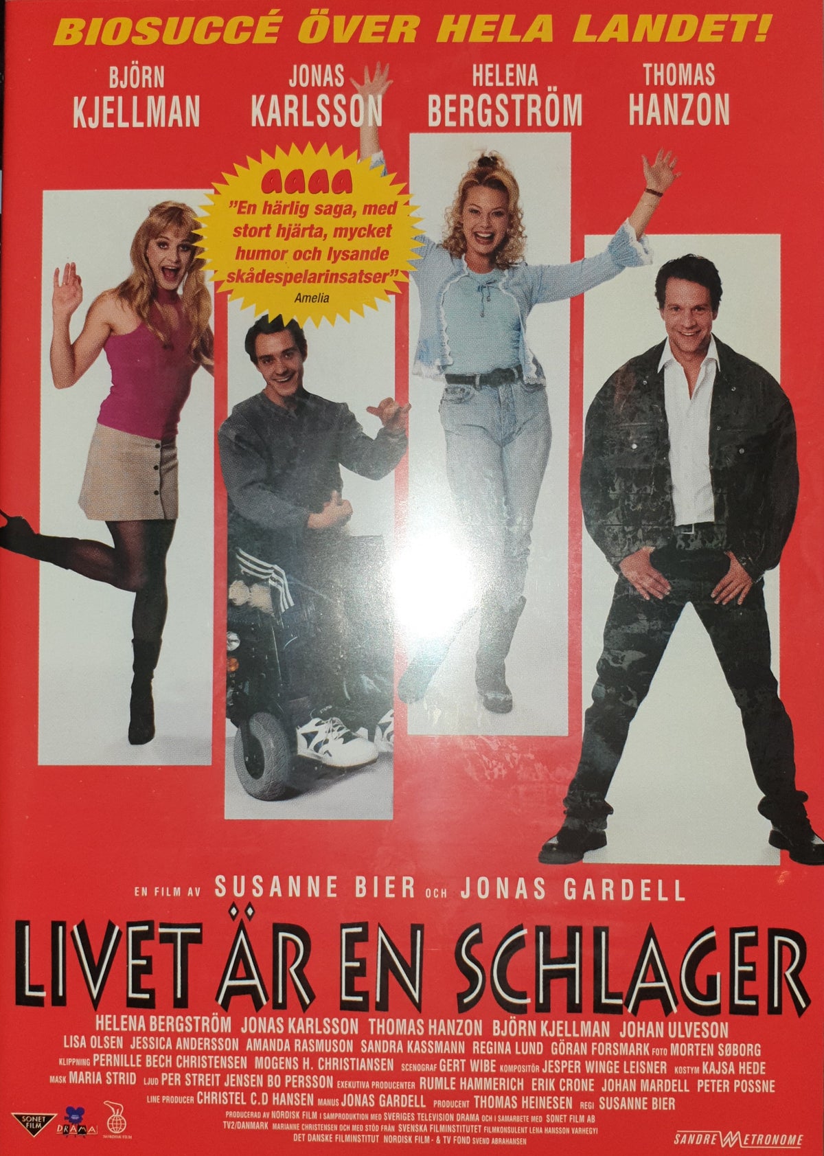 Livet är en schlager (2000) DVD – omslag