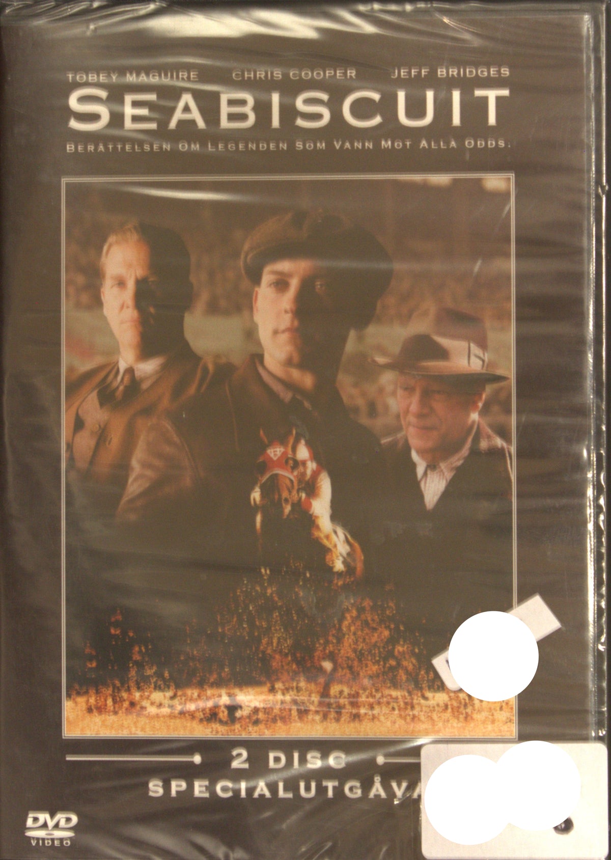 Seabiscuit (2003) DVD – omslag