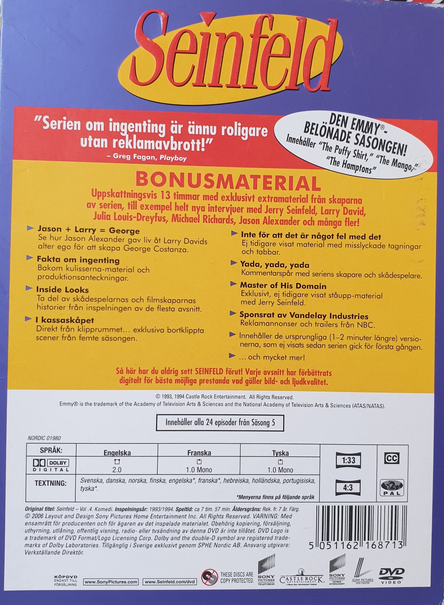 SEINFELD - SÄSONG 5