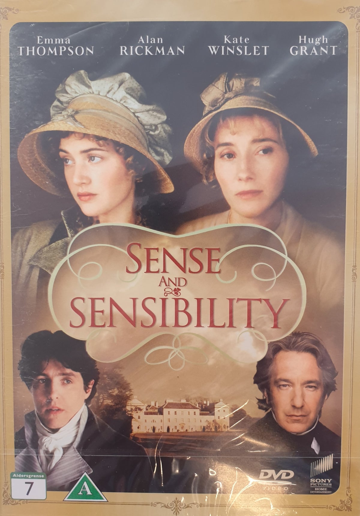 Förnuft och känsla / Sense and Sensibility (1995) DVD – omslag