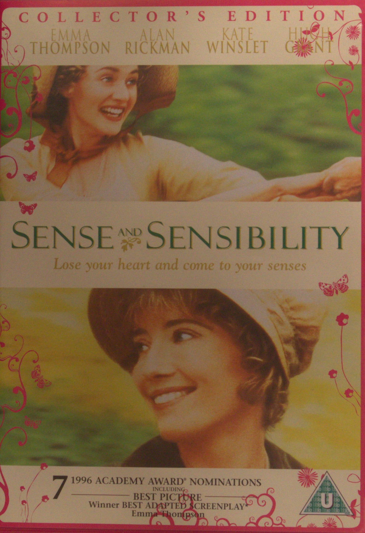 Sense and Sensibility – Collector's Edition (1995) DVD – omslag