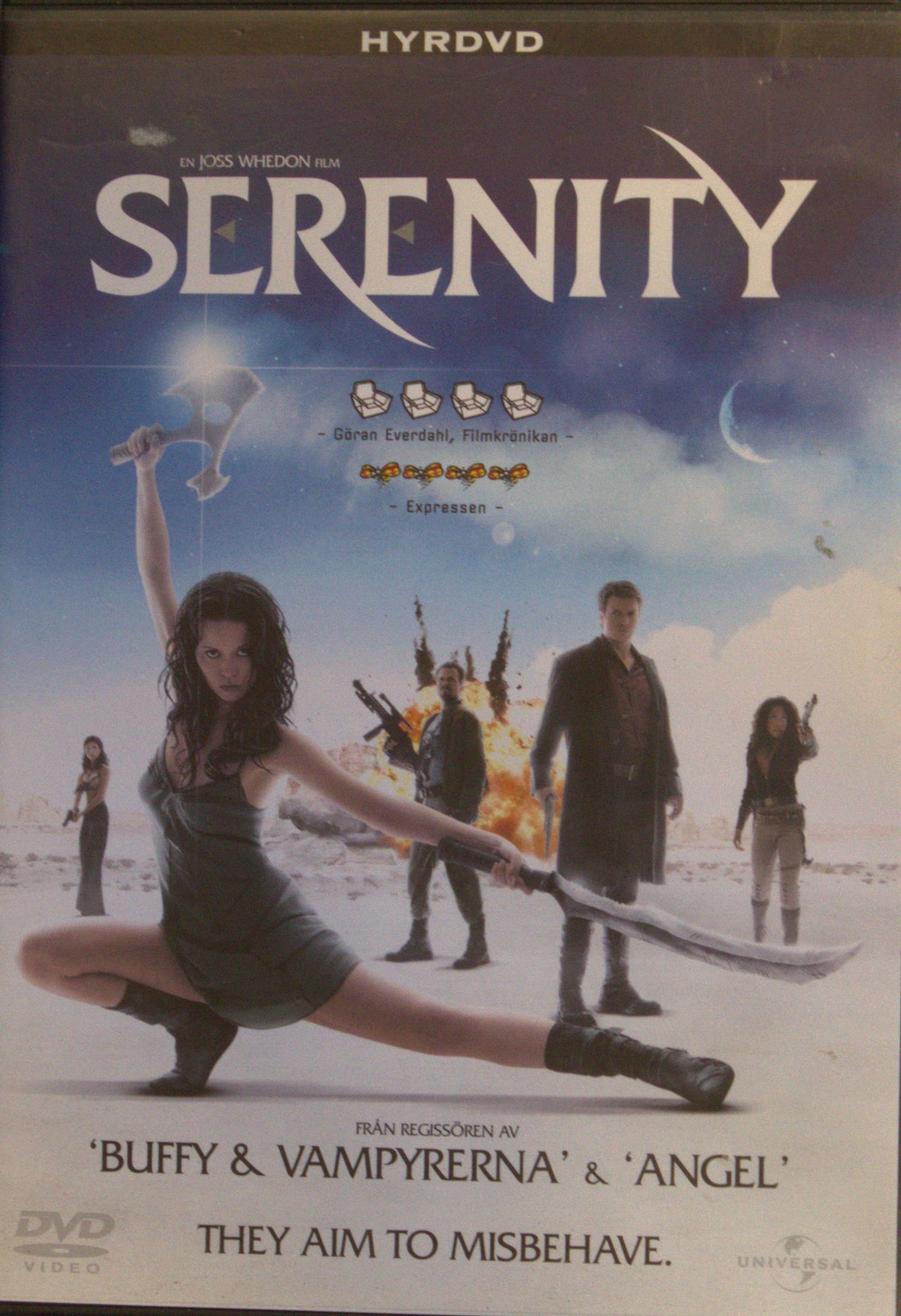 Serenity (2005) DVD – omslag