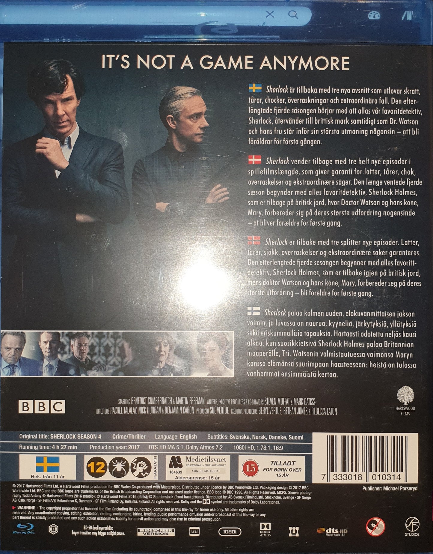 SHERLOCK - SERIES FOUR