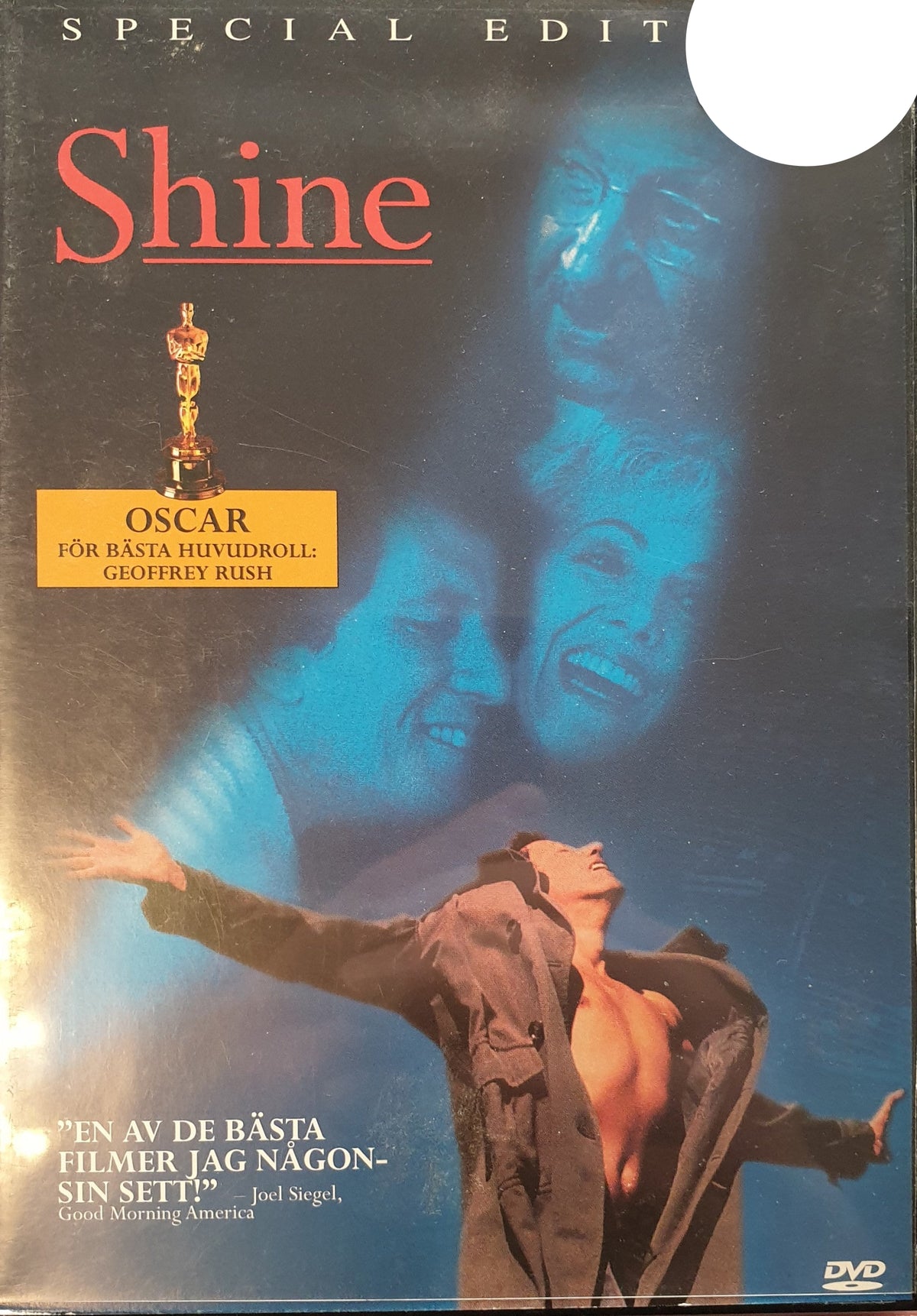Shine – Special edition (1996) DVD – omslag