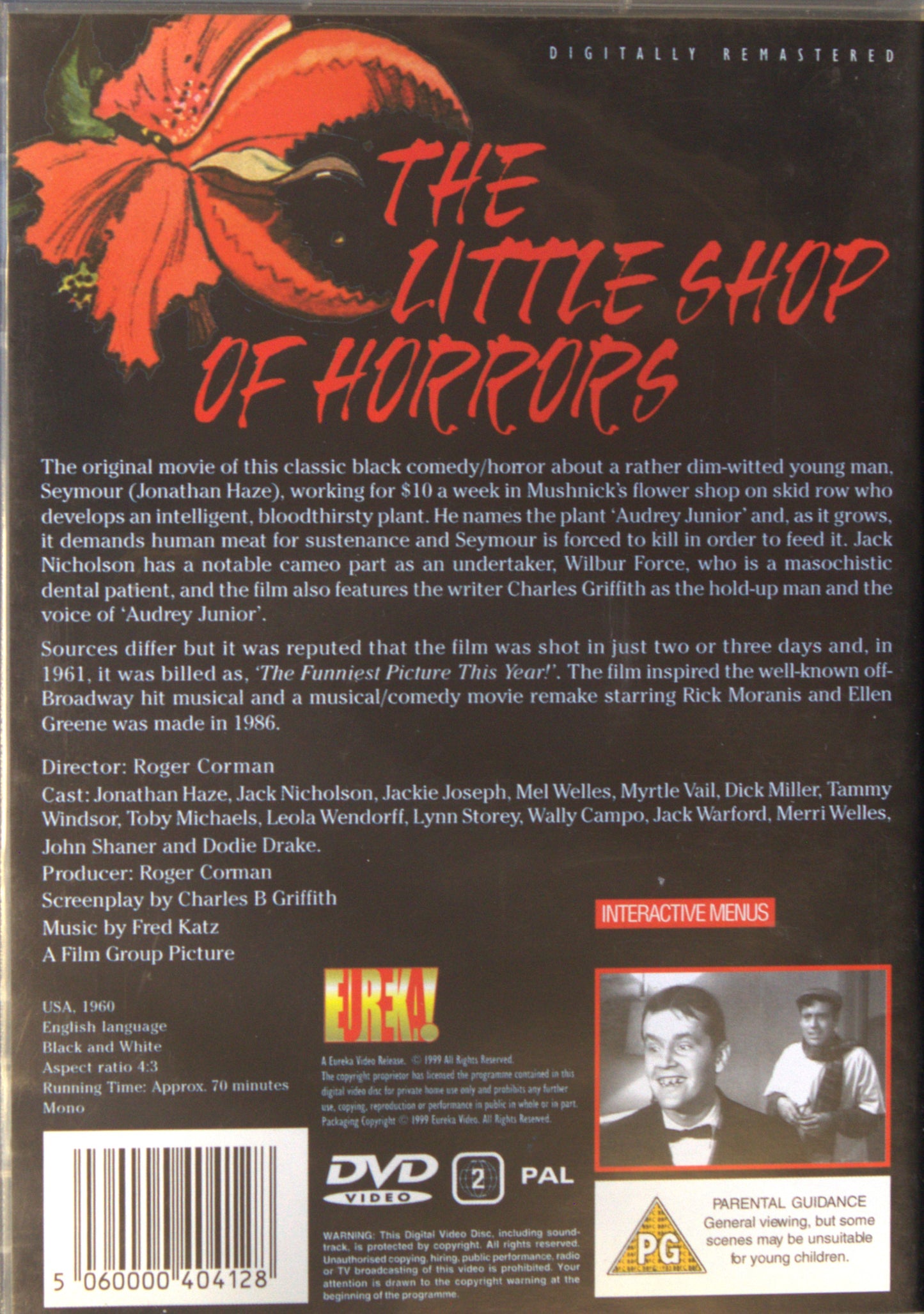THE LITTLE SHOP OF HORRORS (ej svensk text)