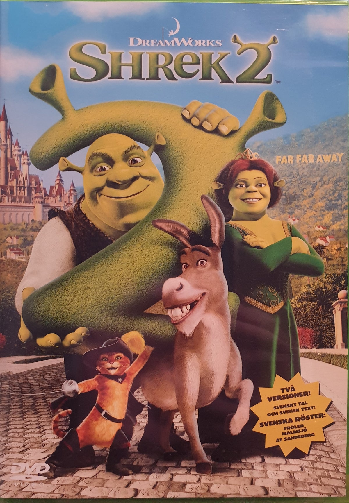 Shrek 2 (2004) DVD – omslag