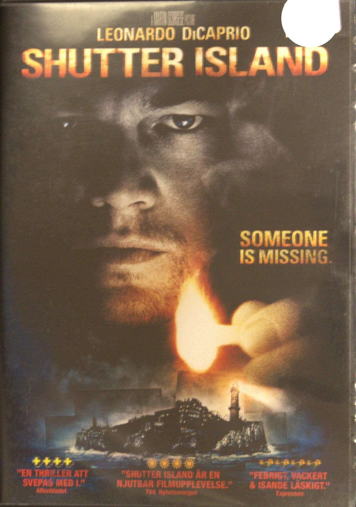 Shutter Island (2010) DVD – omslag
