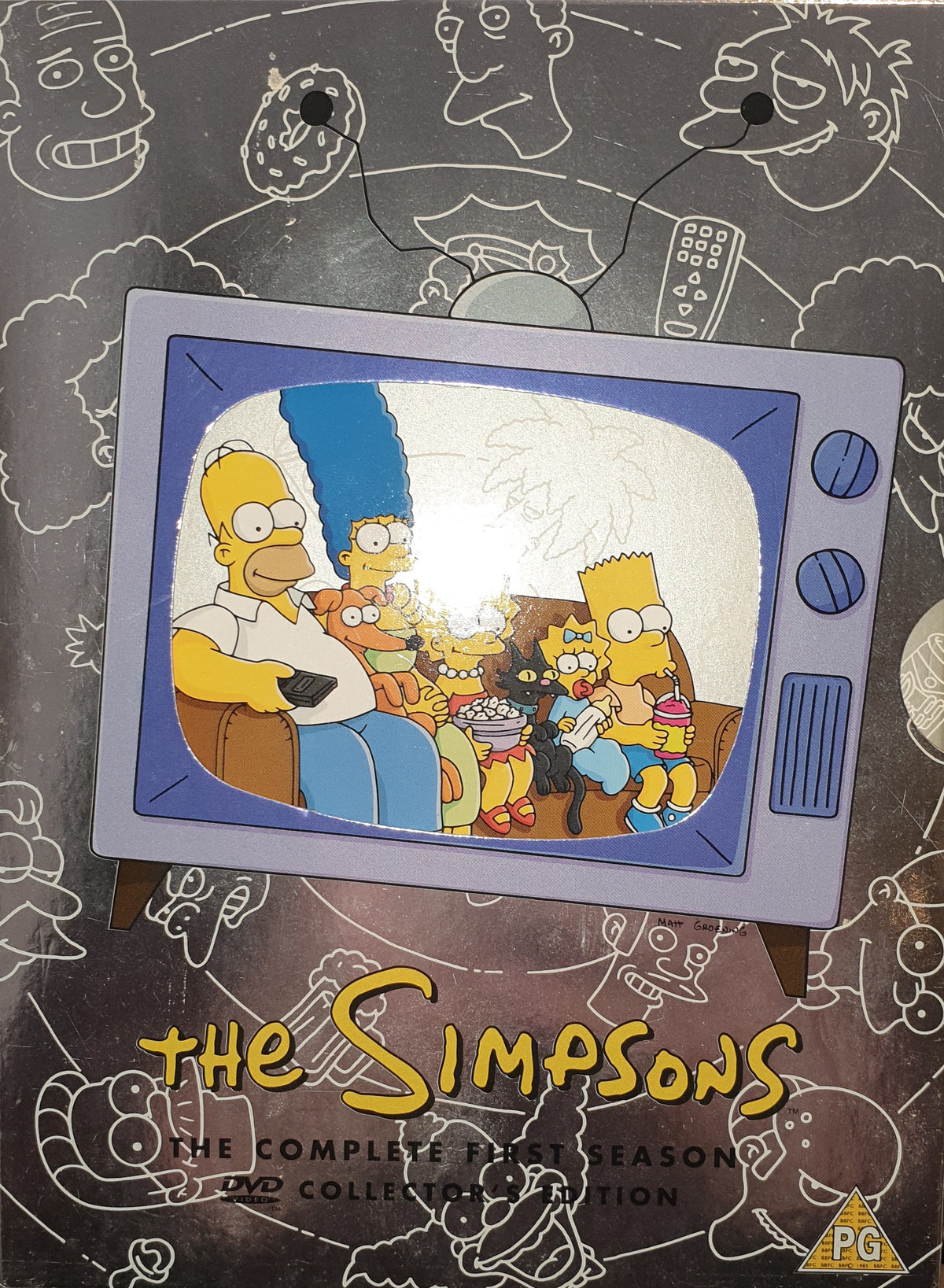 The Simpsons: The Complete First Season – Collector's edition (1989) DVD – omslag