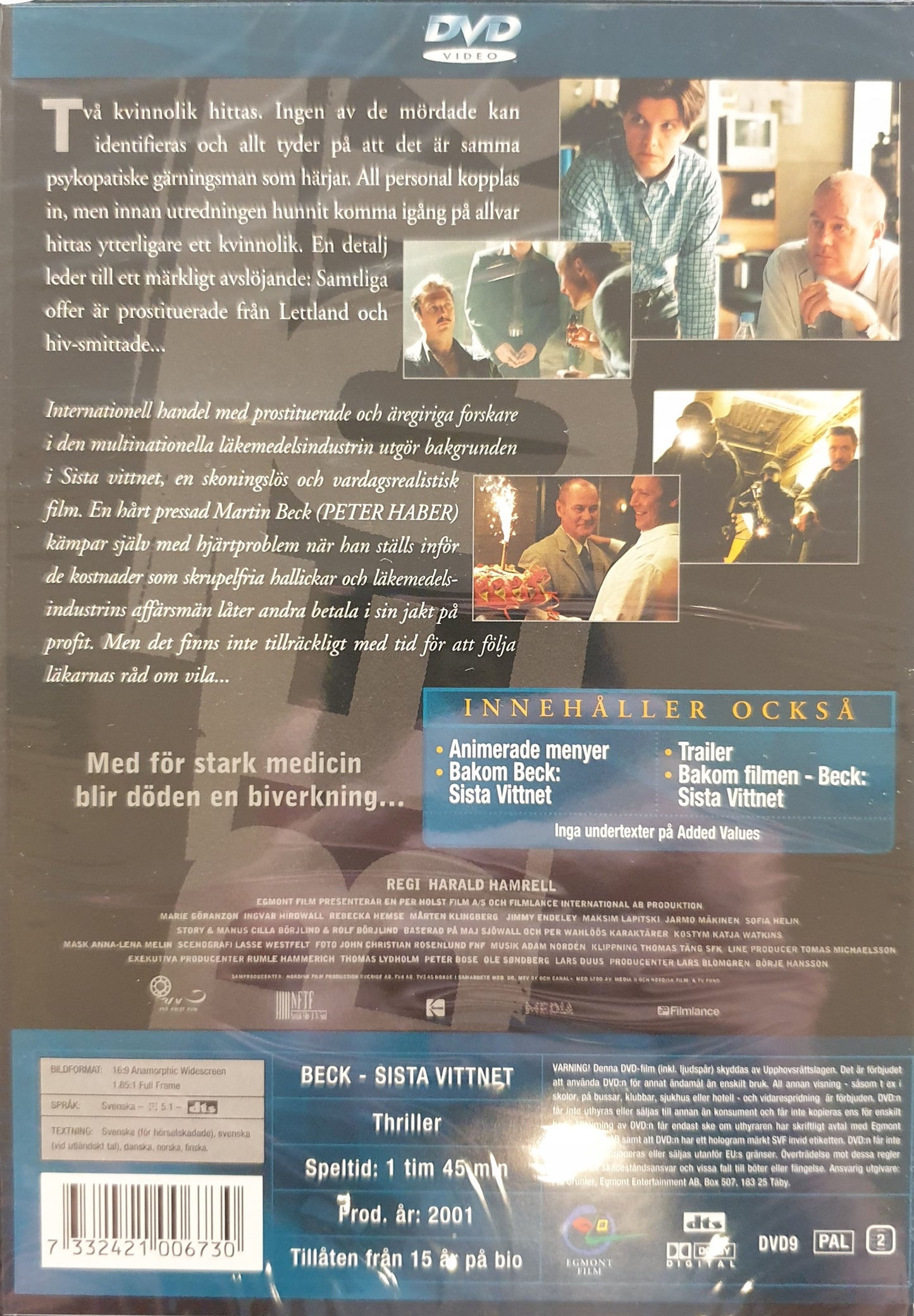 BECK - SISTA VITTNET