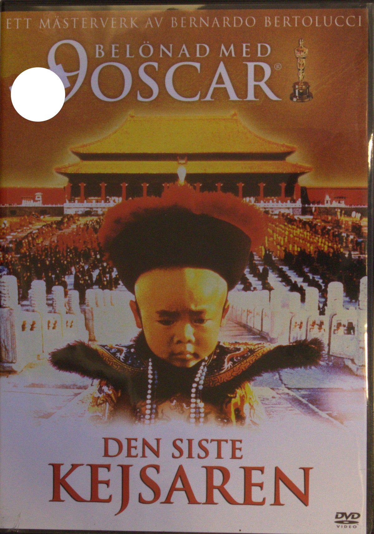 Den siste kejsaren / The Last Emperor (1987) DVD – omslag