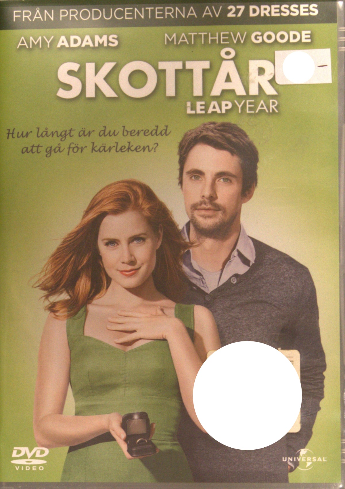 Skottår / Leap Year (2010) DVD – omslag