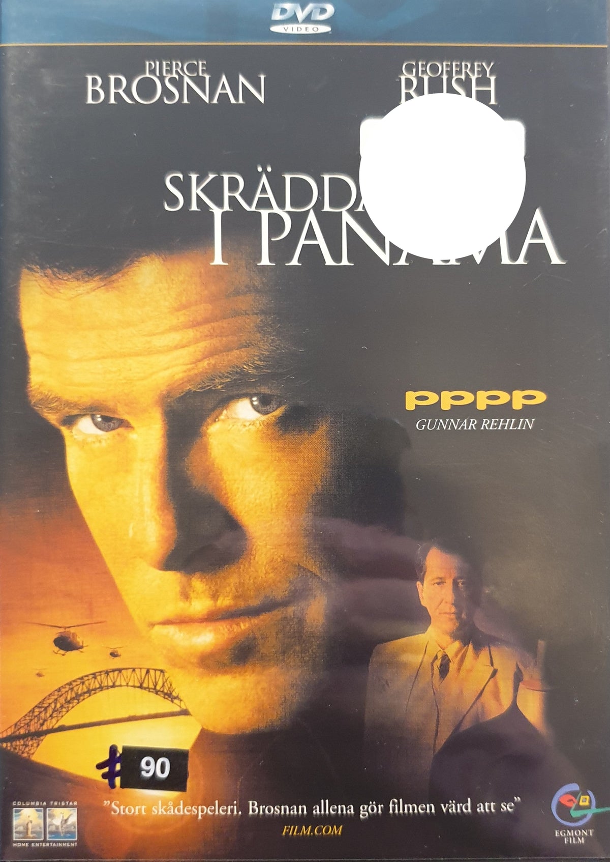 Skräddaren i Panama / The Tailor of Panama (2001) DVD – omslag