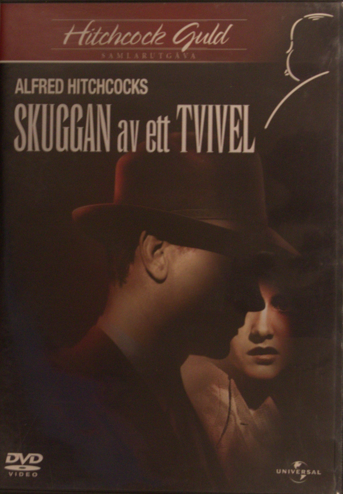 Skuggan av ett tvivel / Shadow of a Doubt (1943) DVD – omslag