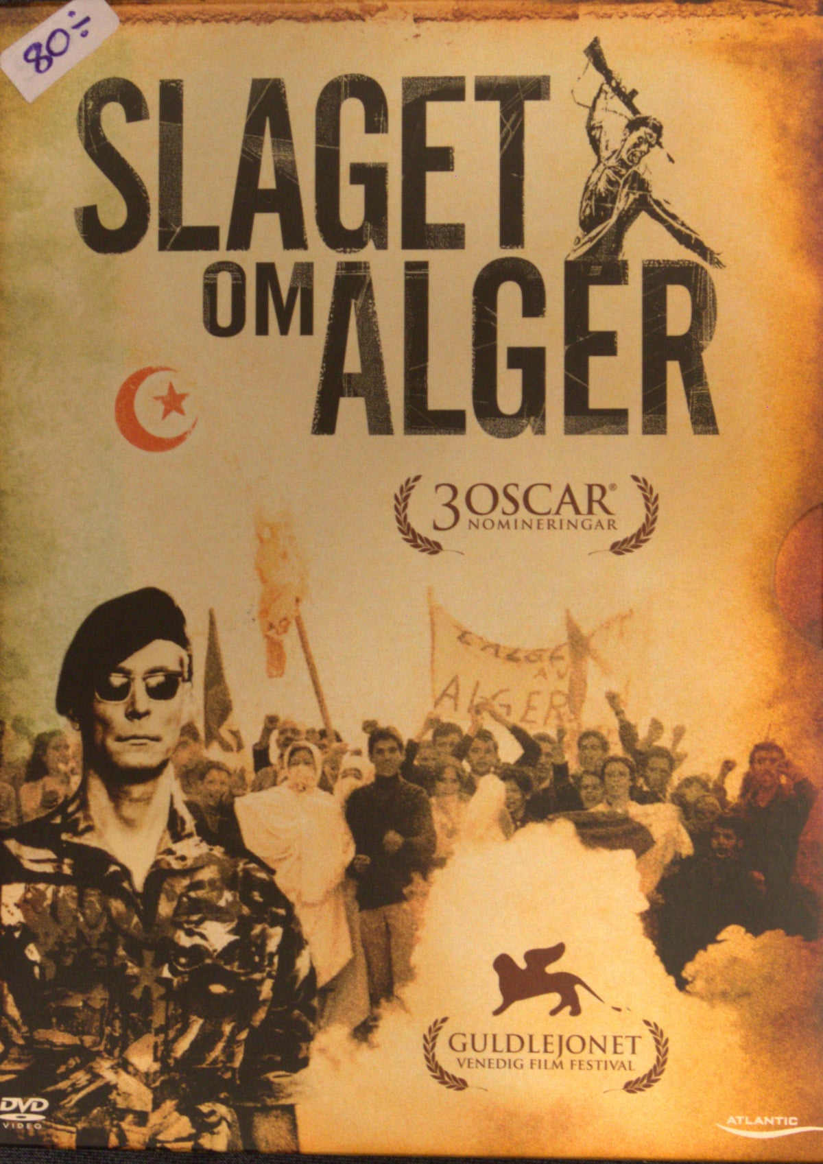 Slaget om Alger (1966) DVD – omslag