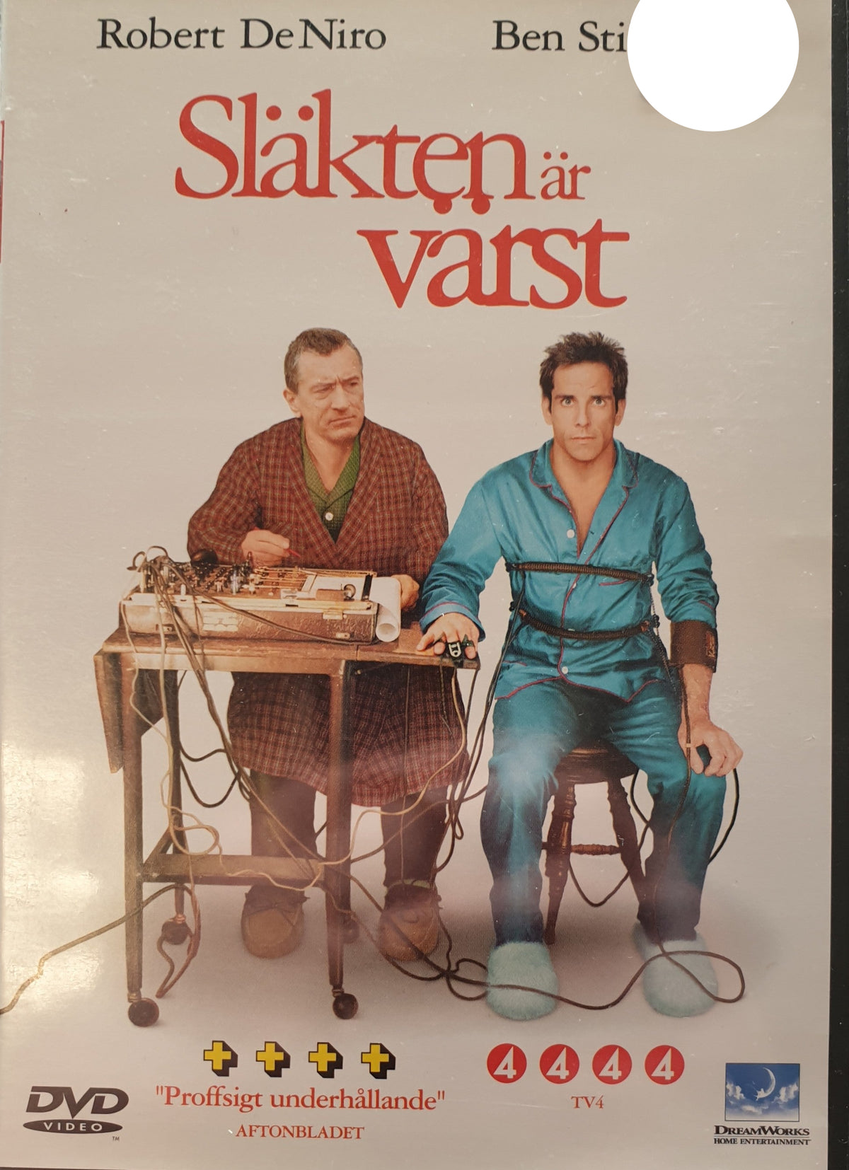 Släkten är värst / Meet the Parents (2000) DVD – omslag