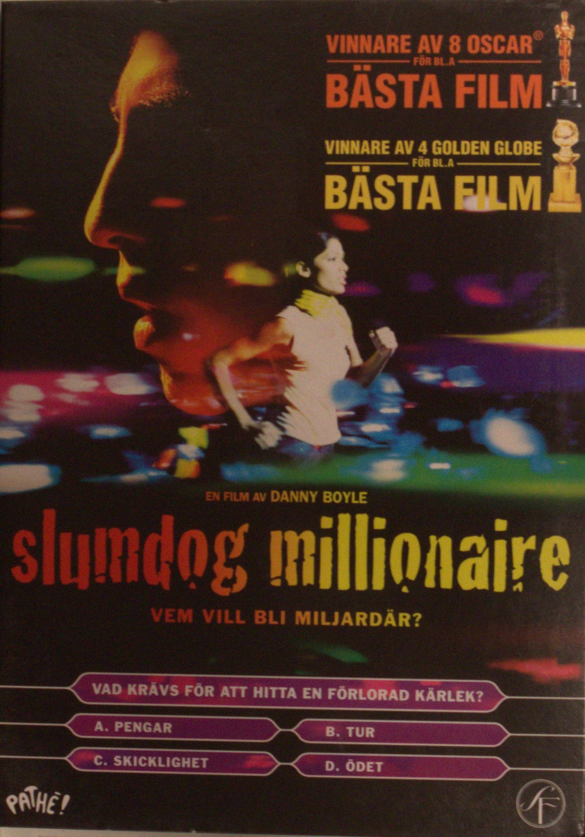 Slumdog Millionaire (2008) DVD – omslag