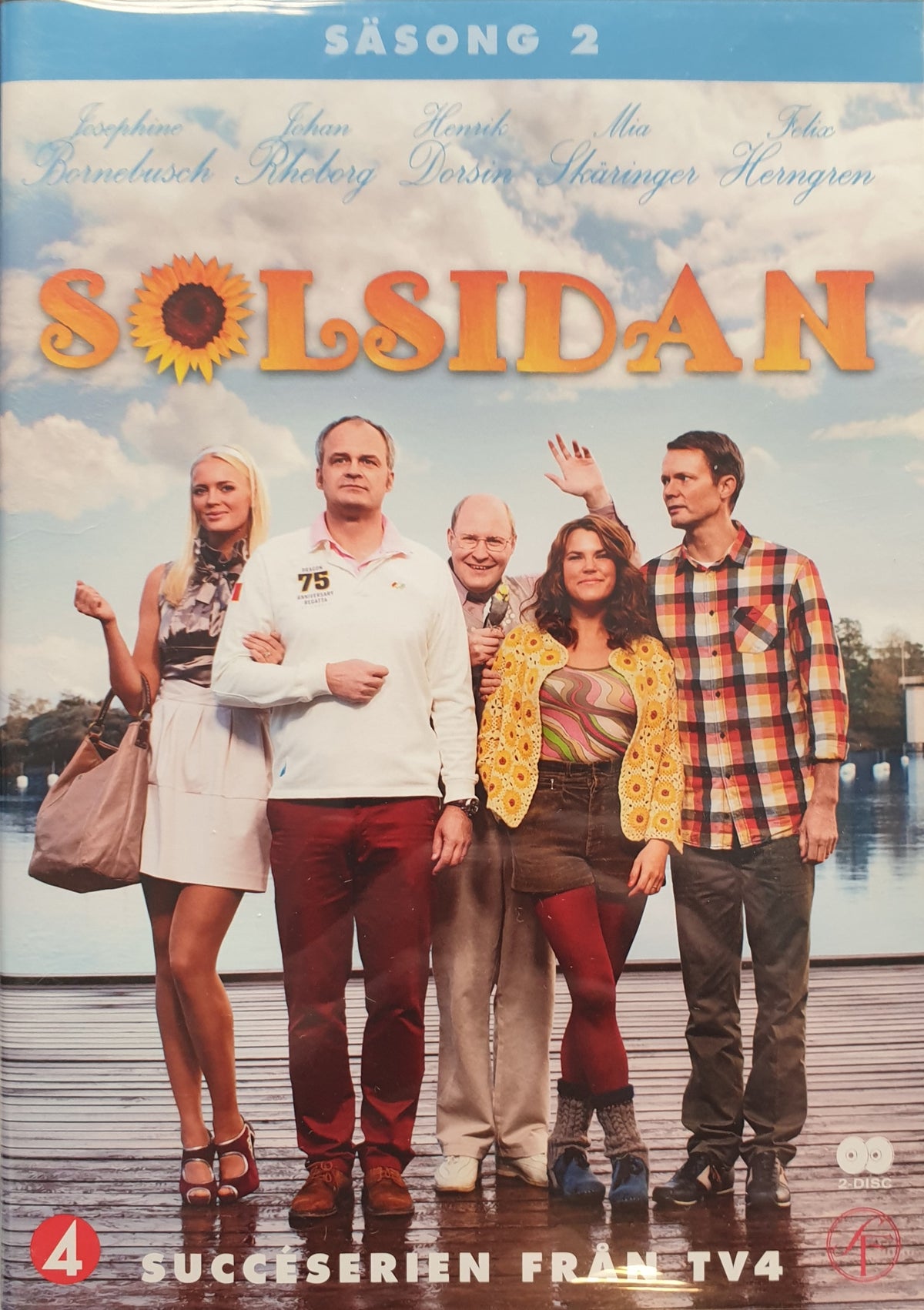 Solsidan – Säsong 2 (2011) DVD – omslag
