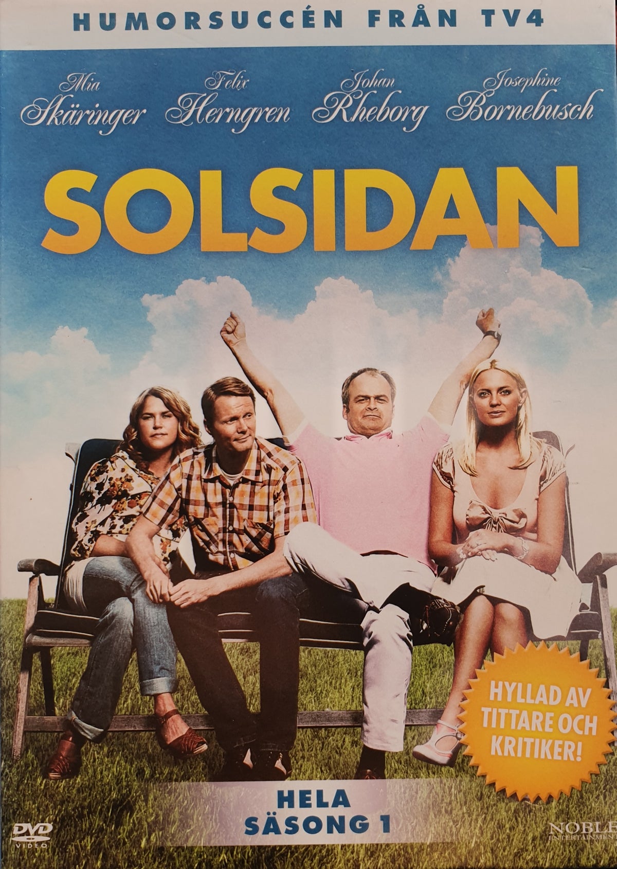 Solsidan – Säsong 1 (2010) DVD – omslag
