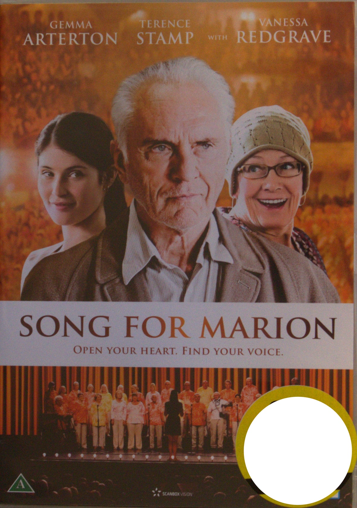 Song for Marion / En sång för Marion (2012) DVD – omslag