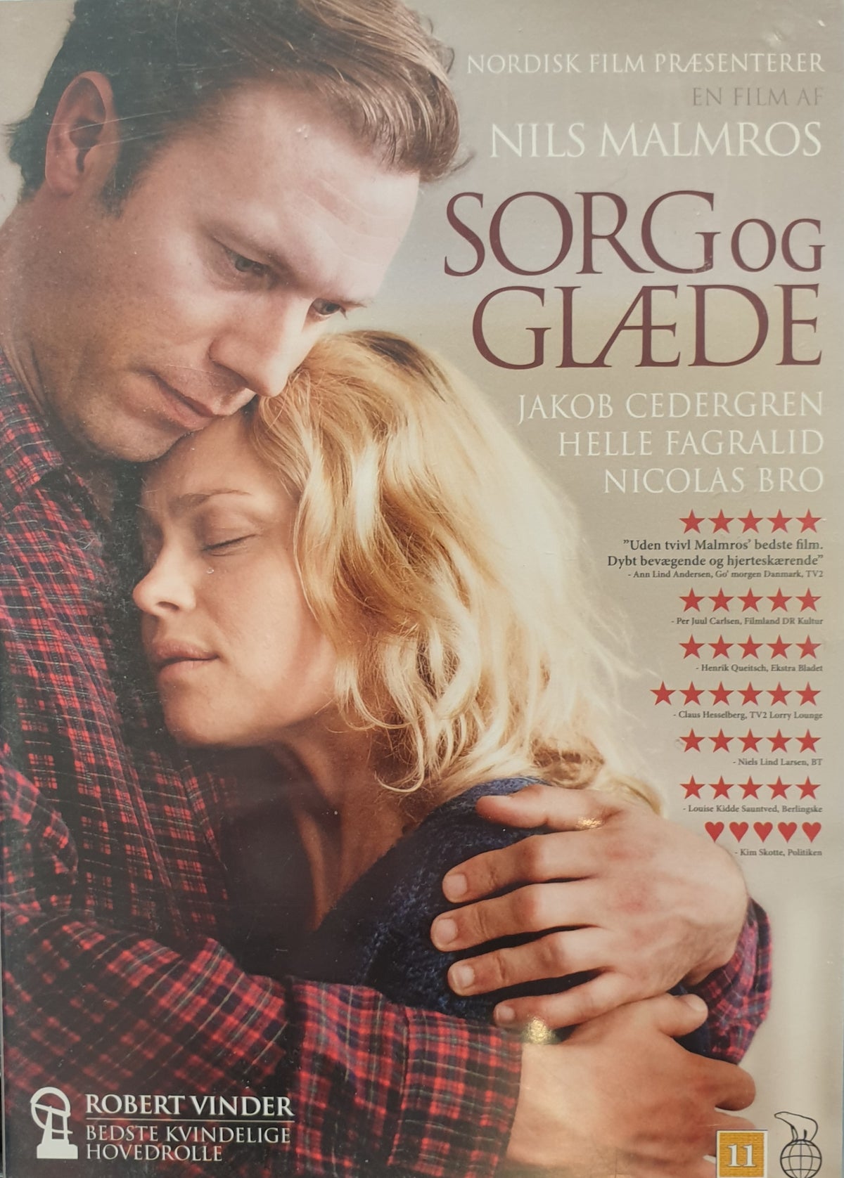Sorg og glæde / Sorrow and Joy (2013) DVD – omslag