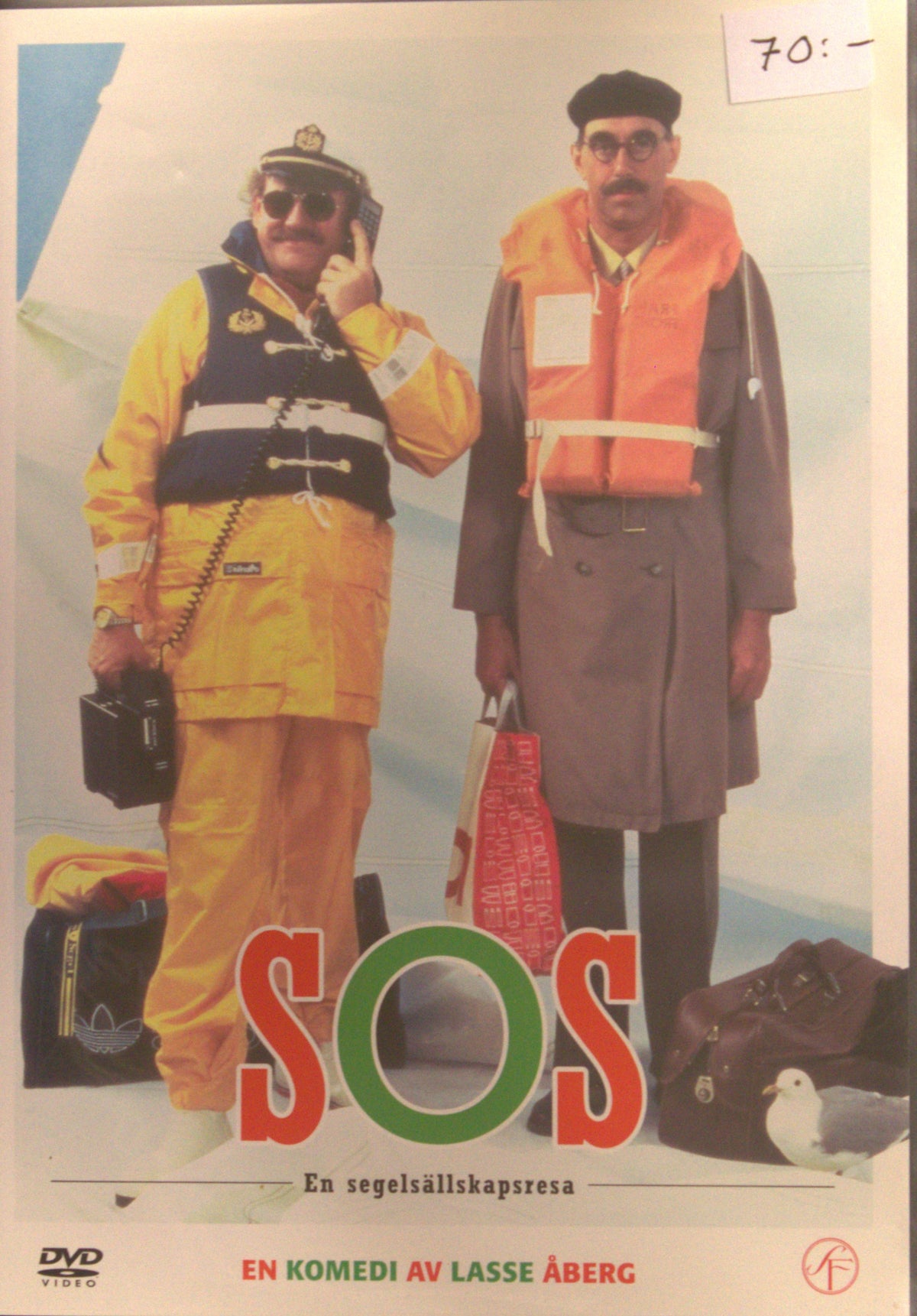 SOS – En segelsällskapsresa (1988) DVD – omslag