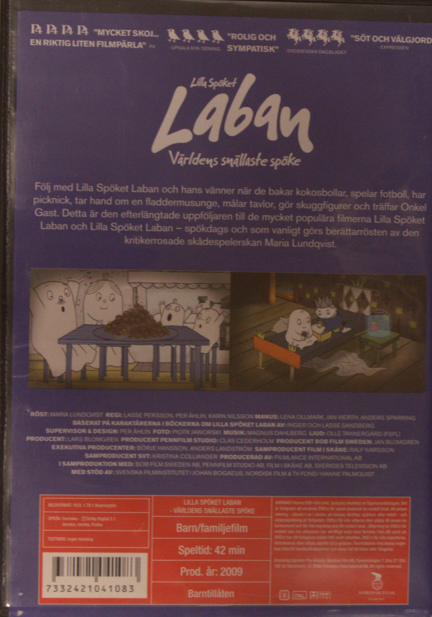 LILLA SPÖKET LABAN - VÄRLDENS SNÄLLASTE SPÖKE