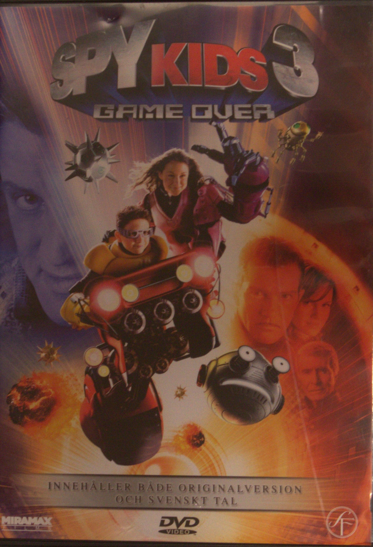 Spy Kids 3: Game Over (2003) DVD – omslag