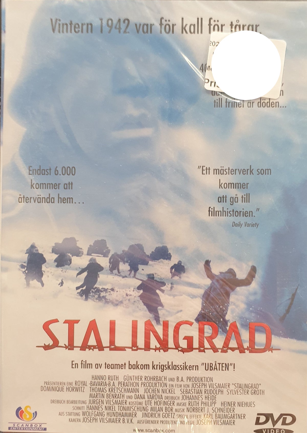 Stalingrad (1993) DVD – omslag