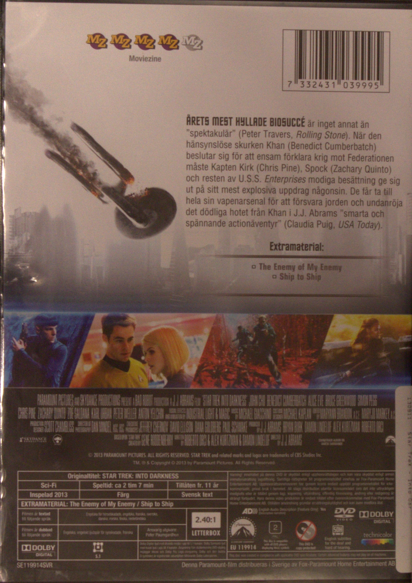 STAR TREK INTO DARKNESS