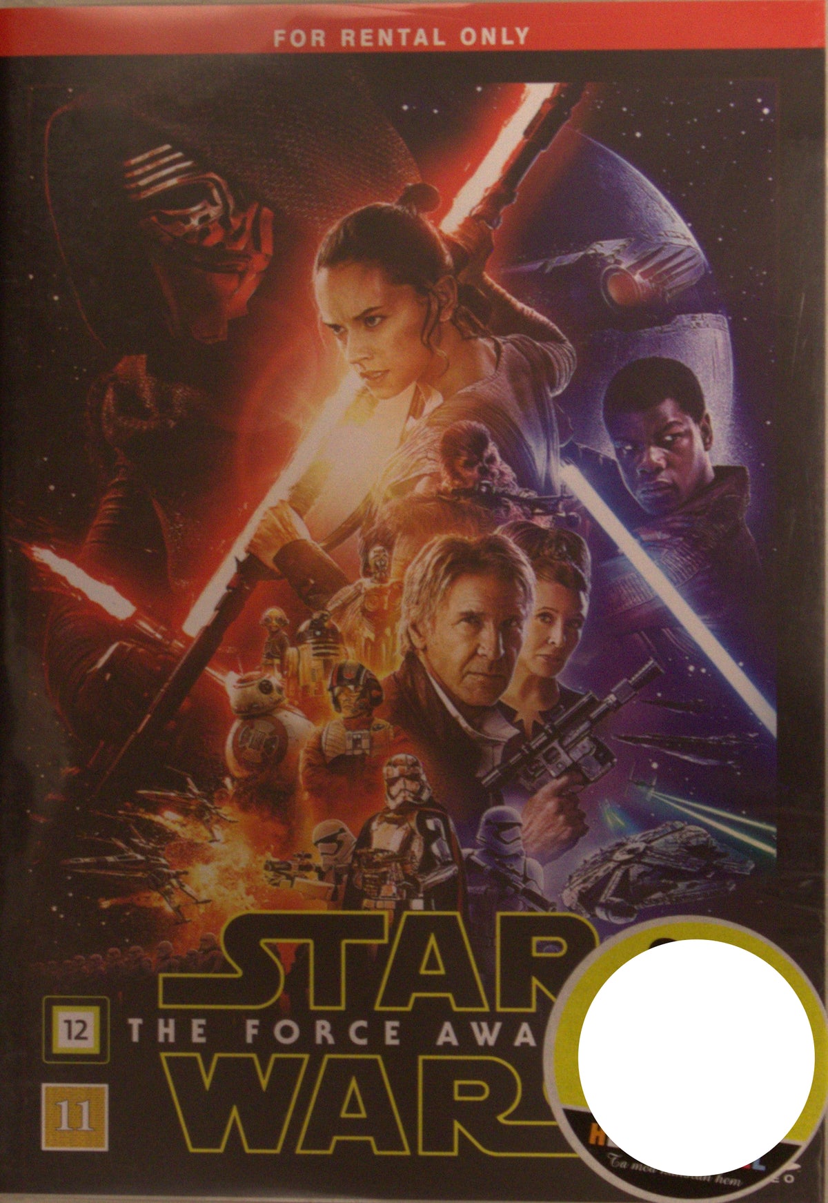 Star Wars: Episode VII – The Force Awakens (2015) DVD – omslag