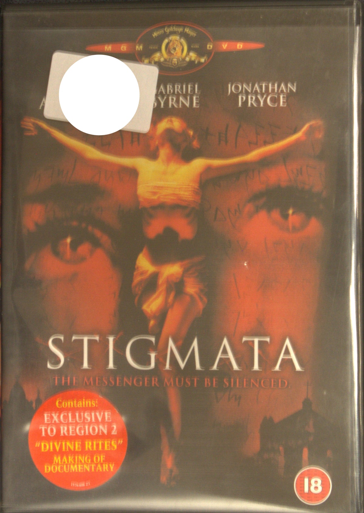 Stigmata (1999) DVD – omslag