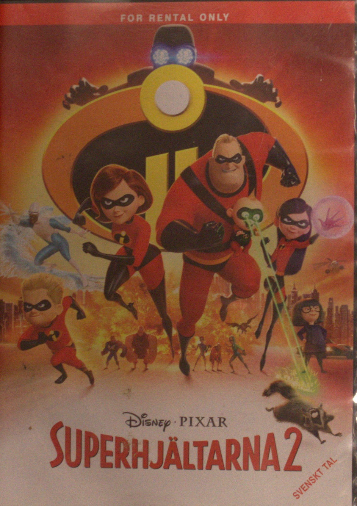 Superhjältarna 2 / Incredibles 2 (2018) DVD – omslag