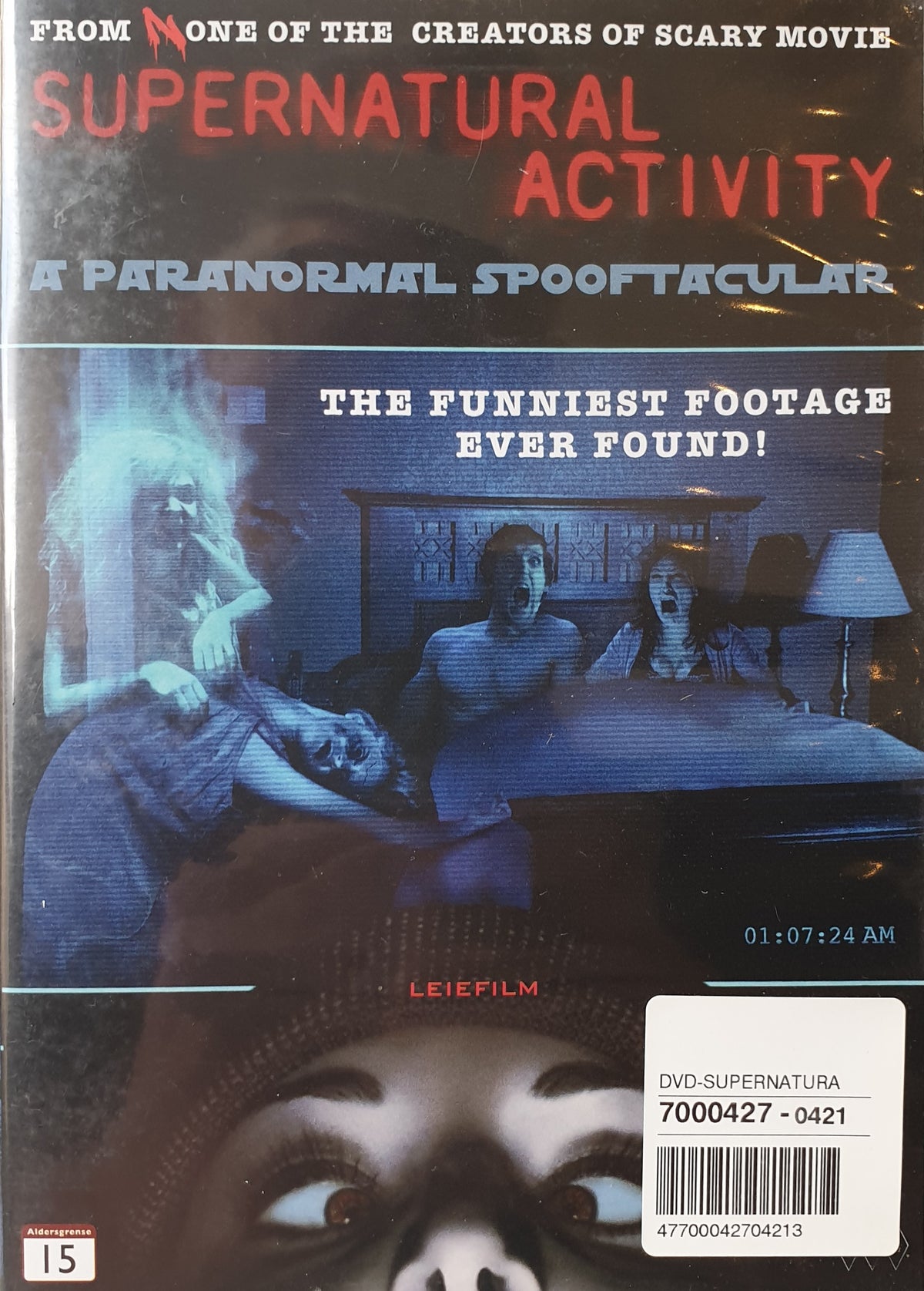 Supernatural Activity (2012) DVD – omslag