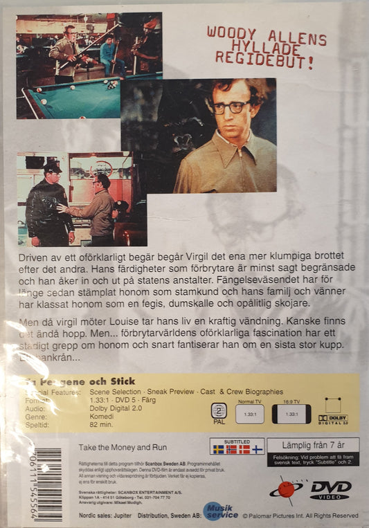 TA PENGARNA OCH STICK! / TAKE THE MONEY AND RUN