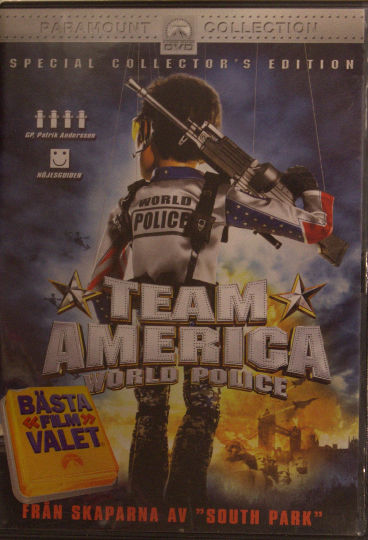 Team America: World Police – Special Edition (2004) DVD – omslag